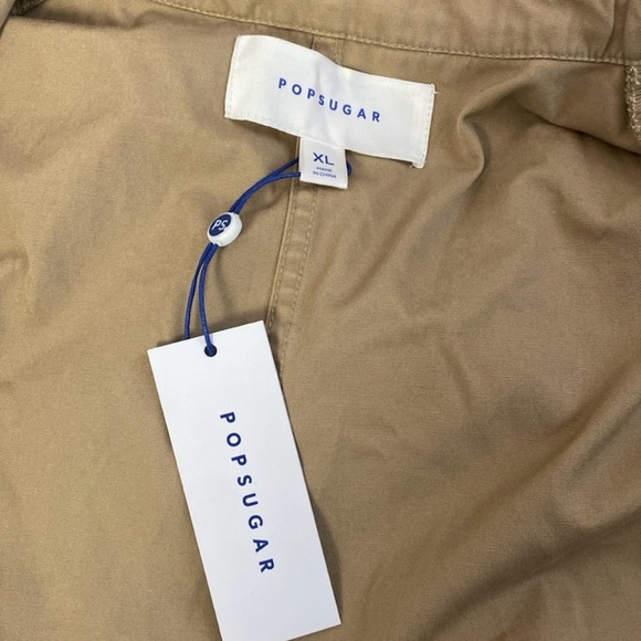 POPSUGAR Hooded Chambray Trench Coat - Picture 7 of 8